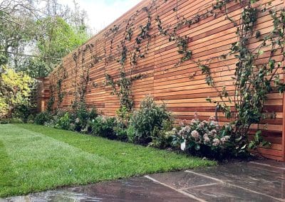 Garden privacy wall